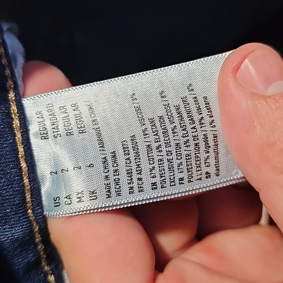 American Eagle super super stretch size 2 jeggings - Picture 8 of 8